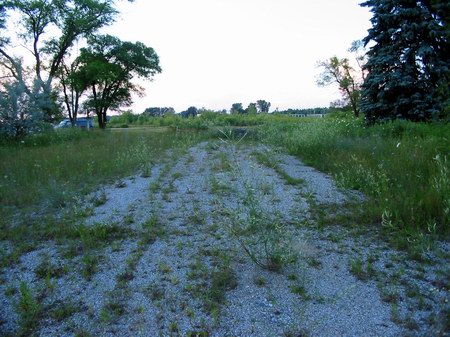 Sky Top Drive-In Theatre - Driveway - Photo From Water Winter Wonderland